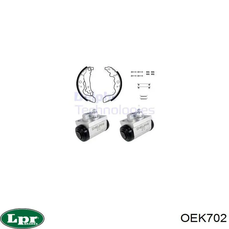 Барабанные колодки LPR OEK702