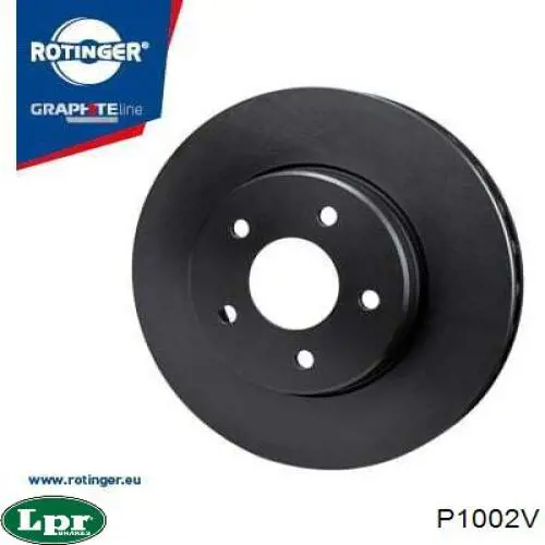 Тормоз дисковый передний LPR P1002V цена, от 24.96 USD
