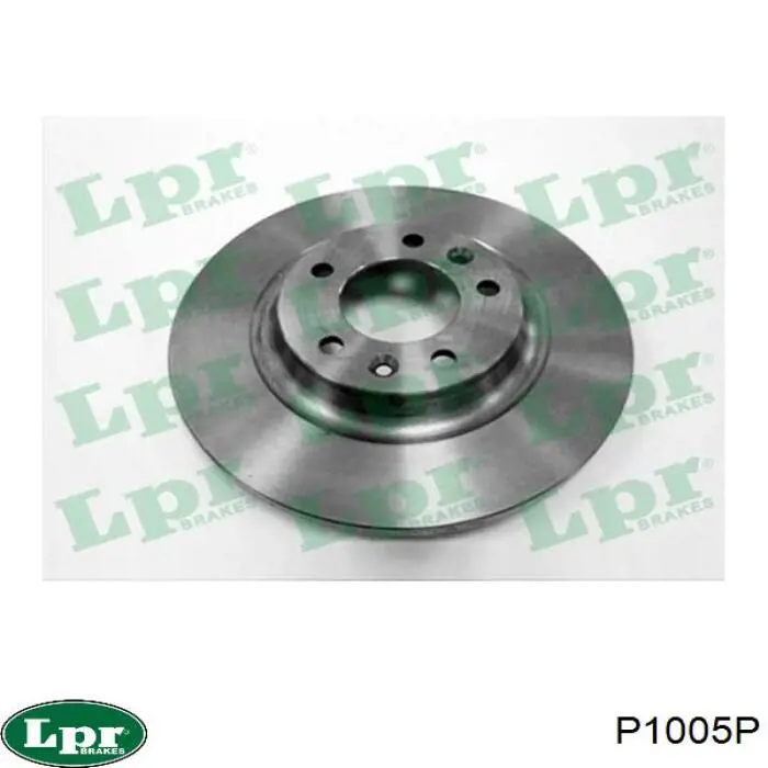 P1005P LPR диск тормозной задний