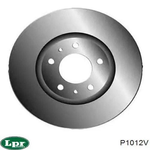 P1012V LPR Диск тормозной передний