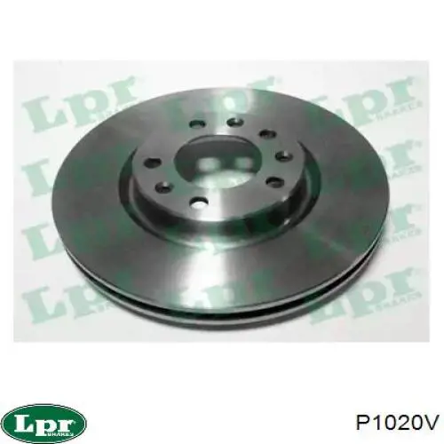P1020V LPR диск тормозной передний