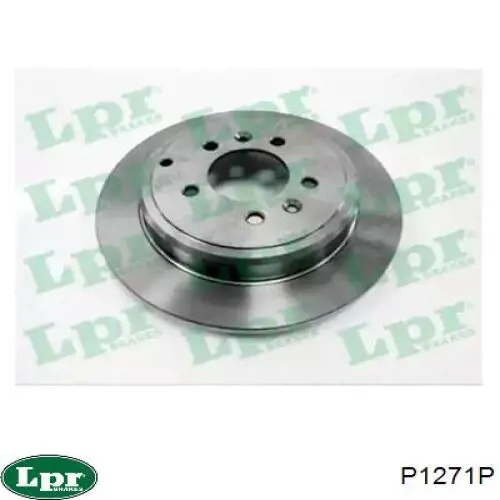 P1271P LPR диск тормозной задний