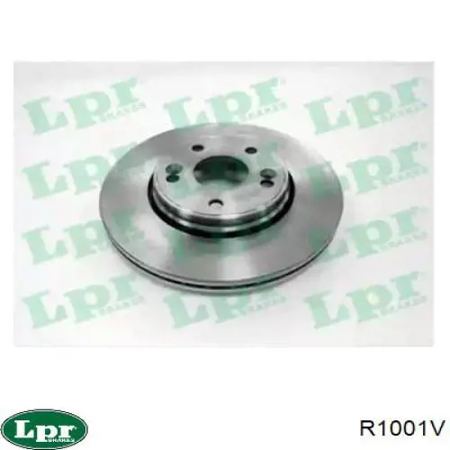R1001V LPR диск тормозной передний