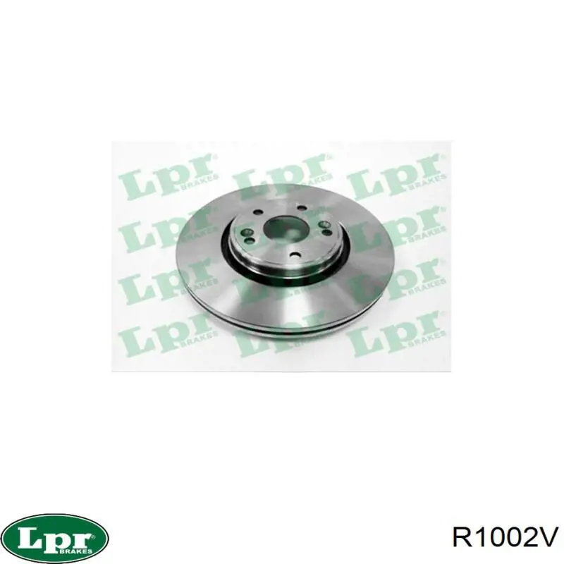 R1002V LPR диск тормозной передний