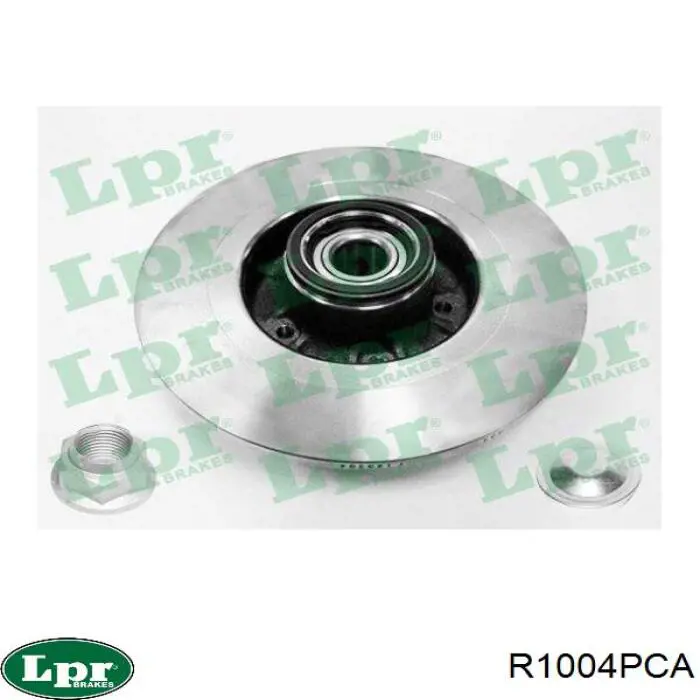 Disco de freno trasero R1004PCA LPR