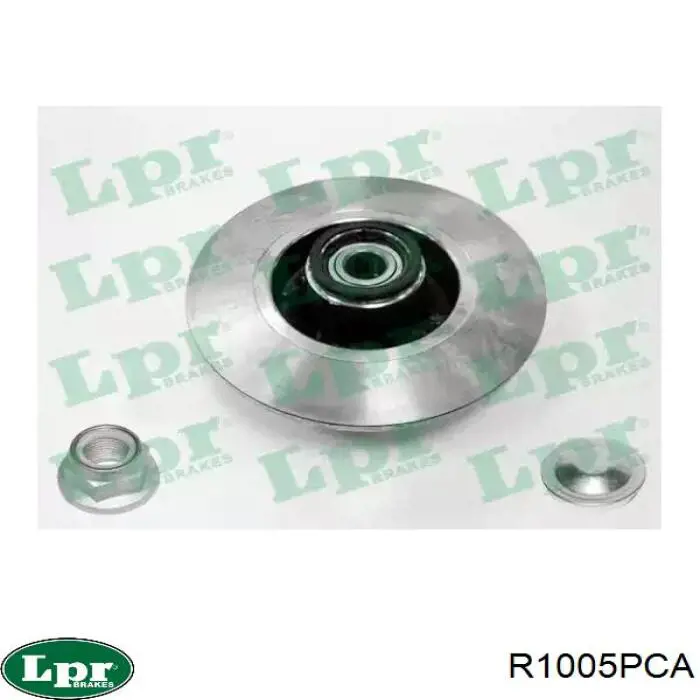 R1005PCA LPR диск тормозной задний