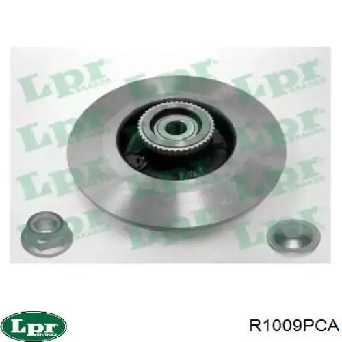 R1009PCA LPR диск тормозной задний