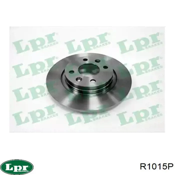 R1015P LPR диск тормозной передний
