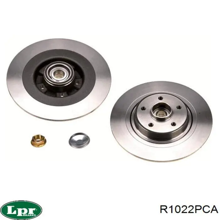 Задний тормозной диск LPR R1022PCA цена, от 87.39 USD