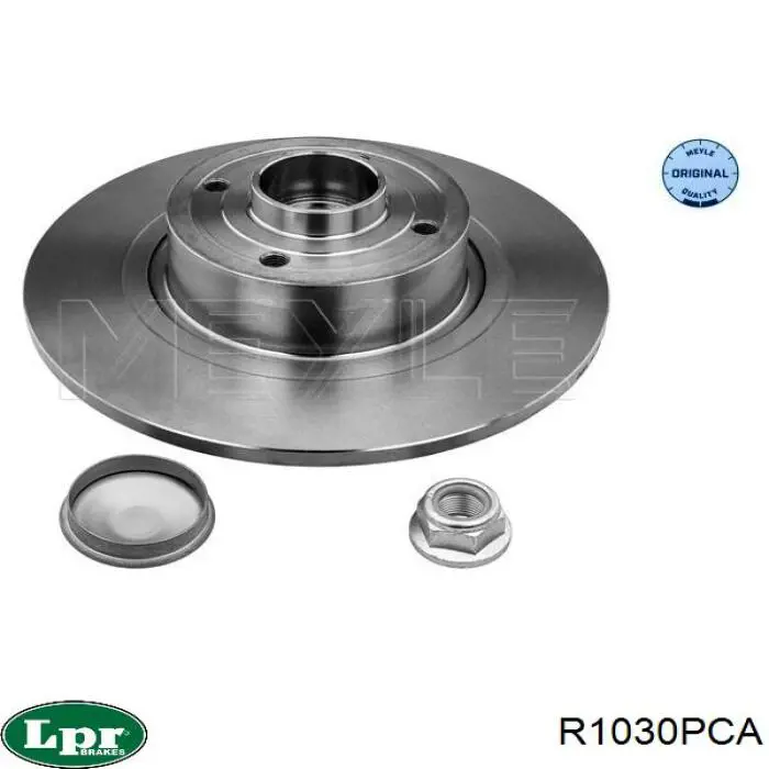 Купить R1030PCA LPR Диск тормозной задний