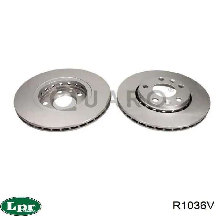 Тормоз дисковый передний LPR R1036V цена, от 35.76 USD