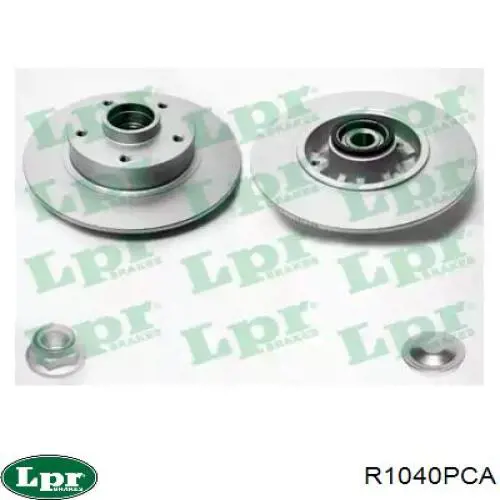 Задний дисковый тормоз LPR R1040PCA
