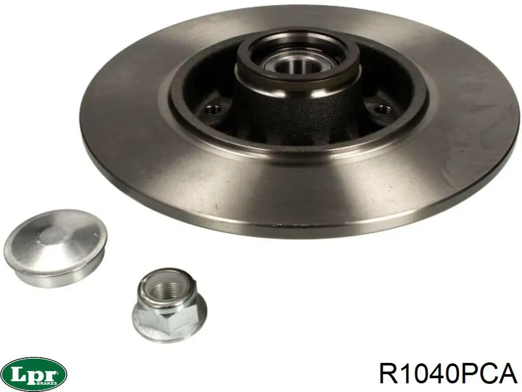 R1040PCA LPR диск тормозной задний