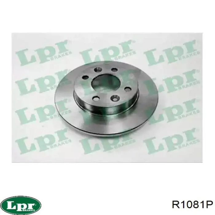 R1081P LPR диск тормозной передний