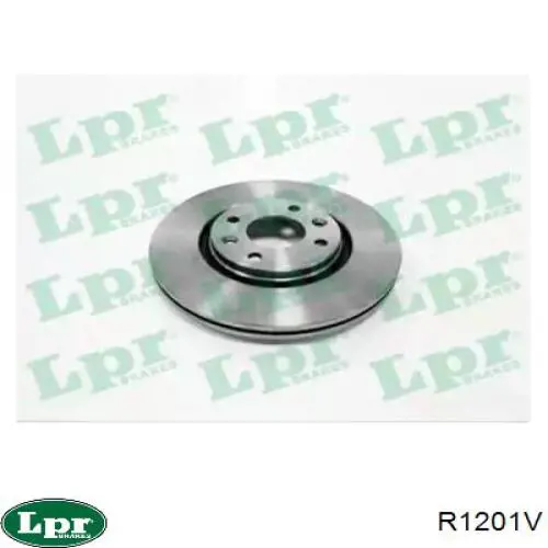 R1201V LPR диск тормозной передний