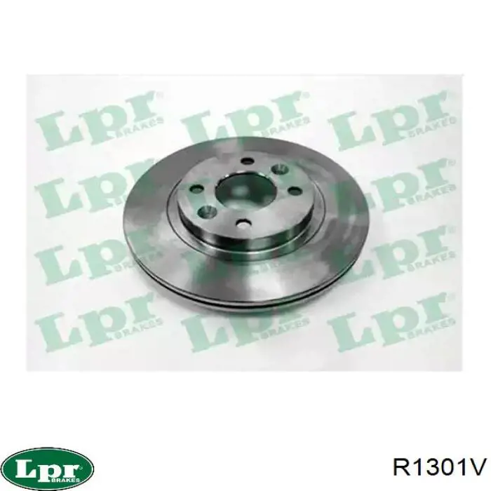 R1301V LPR диск тормозной передний