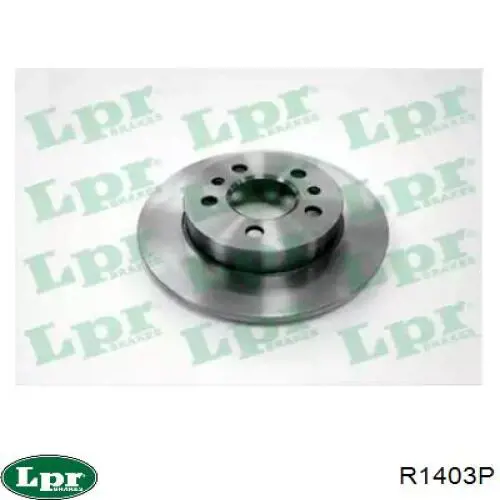 R1403P LPR диск тормозной задний
