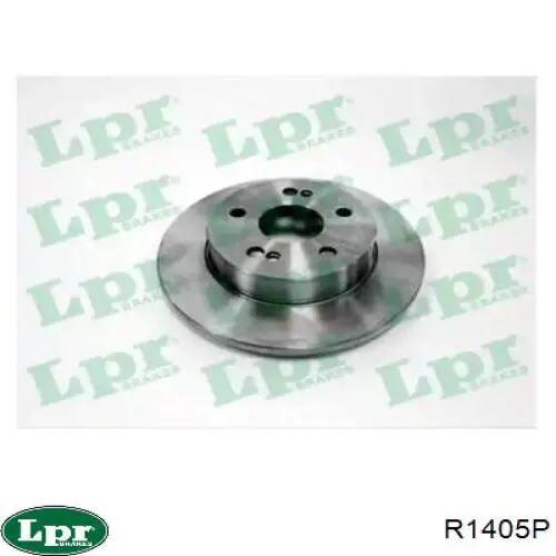 R1405P LPR диск тормозной задний