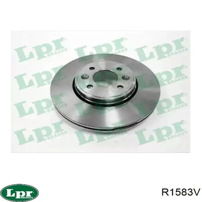 R1583V LPR диск тормозной передний