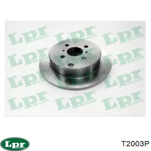 T2003P LPR диск тормозной задний