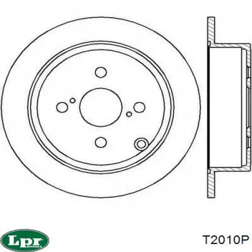 Тормозные диски T2010P LPR