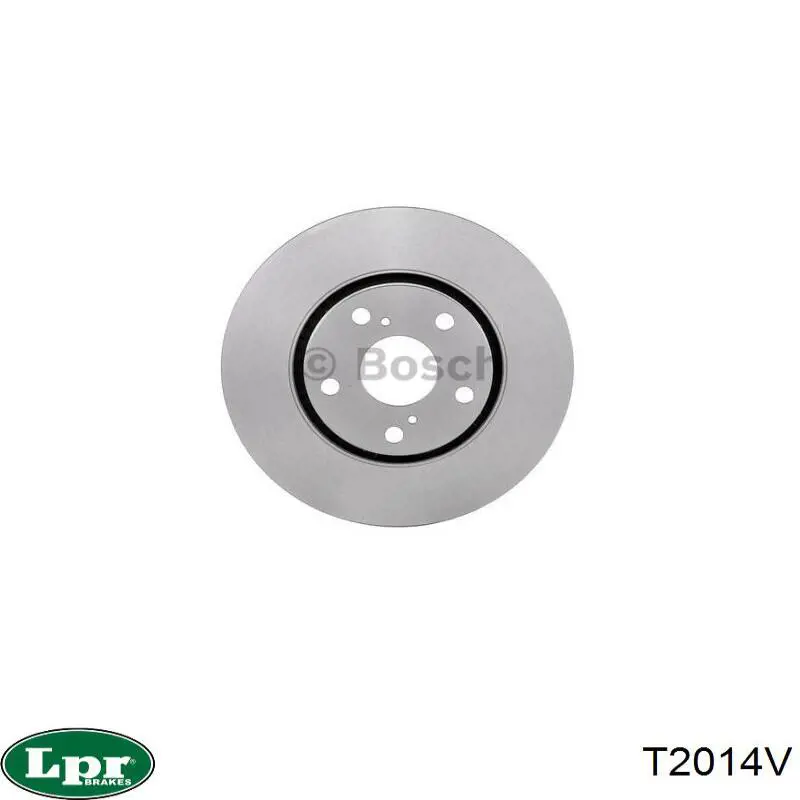 Передний тормозной диск LPR T2014V
