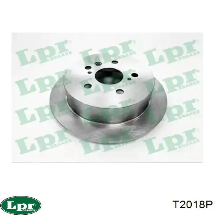 T2018P LPR диск тормозной задний