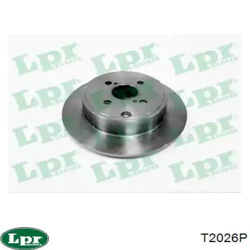 T2026P LPR диск тормозной задний