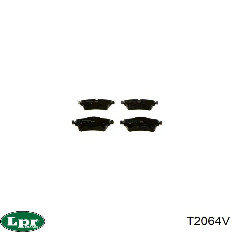 Передний тормозной диск LPR T2064V