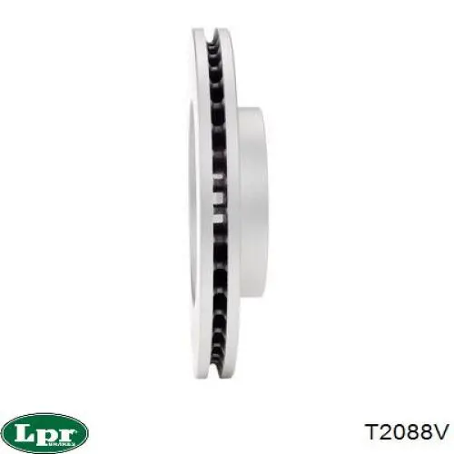 T2088V LPR Диск тормозной передний