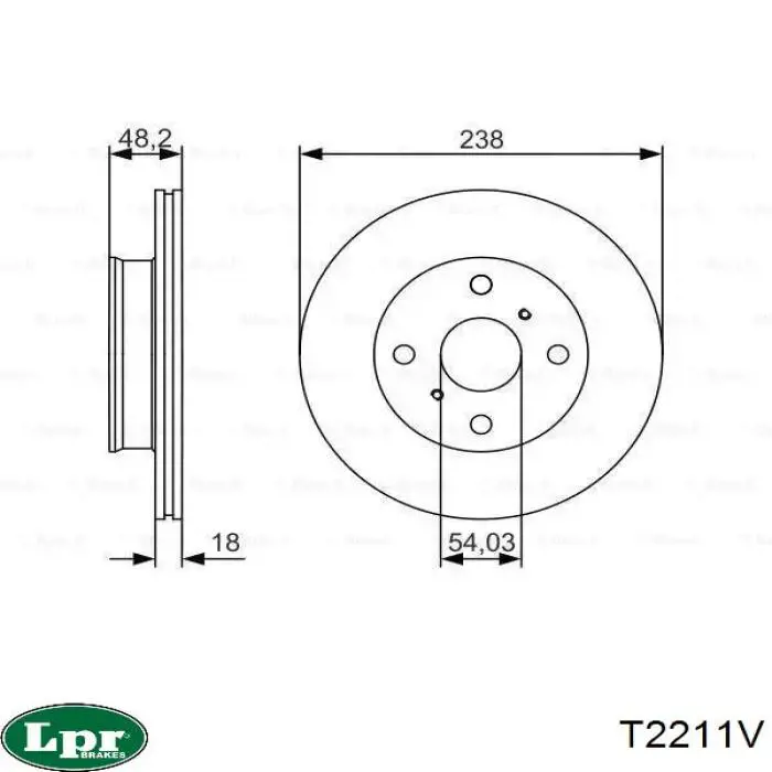 LPR T2211V цена, от 21.87 USD