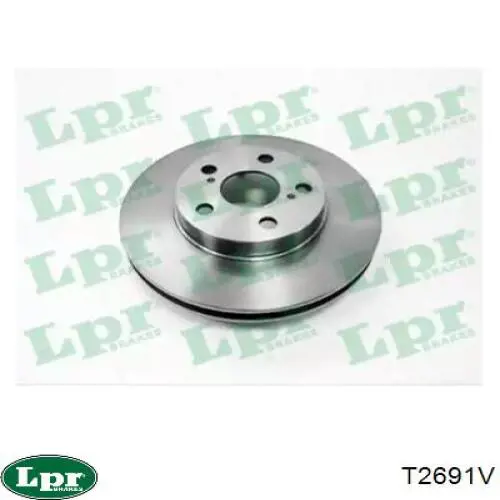 Передние тормозные диски T2691V LPR