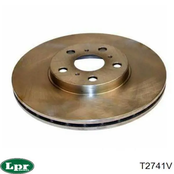 Передний тормозной диск LPR T2741V