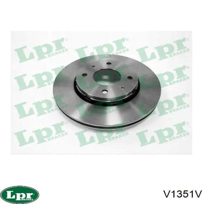 V1351V LPR диск тормозной передний