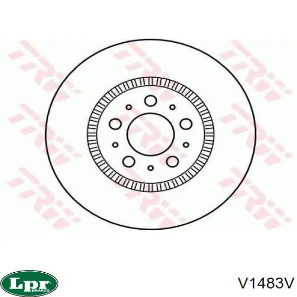 Передние тормозные диски V1483V LPR