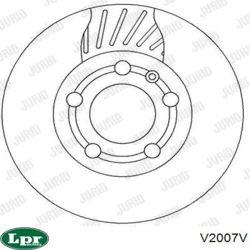 Купить V2007V LPR Ротор тормозной