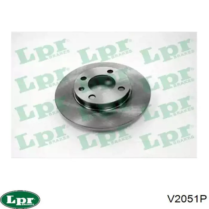 V2051P LPR диск тормозной передний