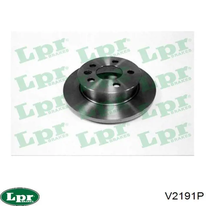 V2191P LPR Диск тормозной передний