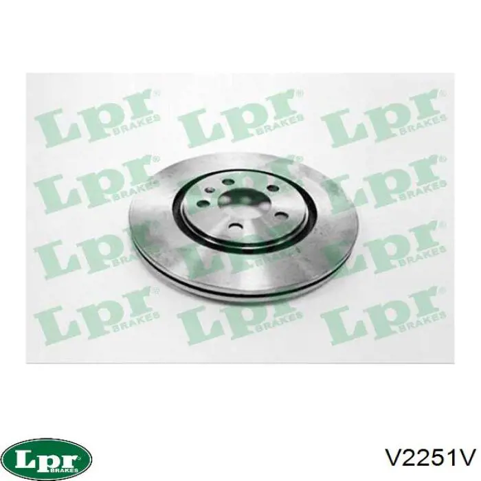 V2251V LPR диск тормозной передний