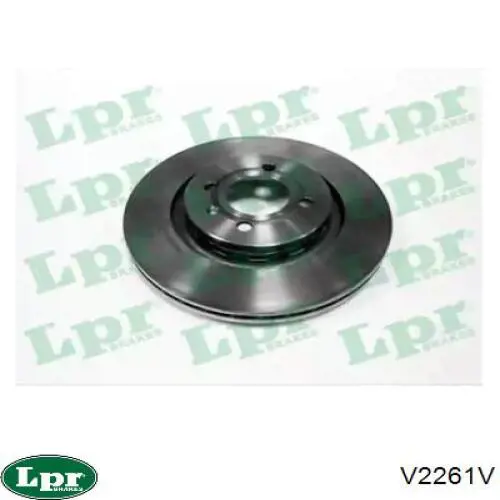 V2261V LPR диск тормозной передний