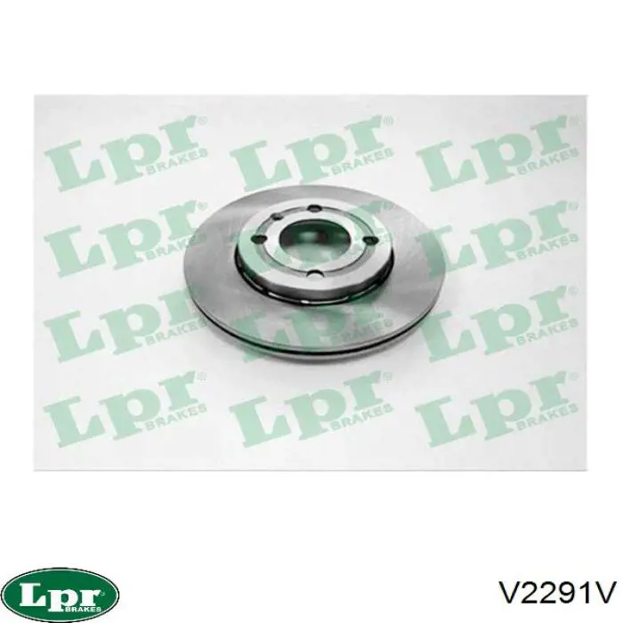V2291V LPR диск тормозной передний