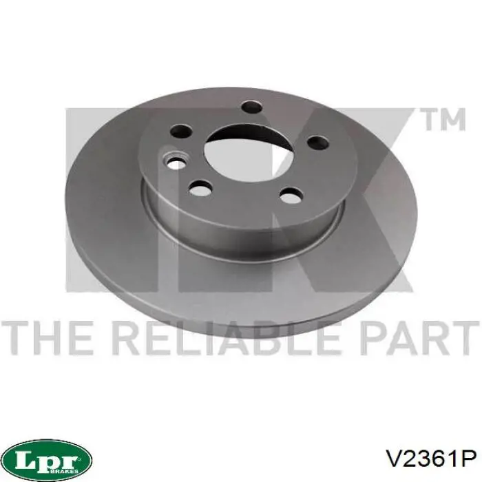 Передний тормозной диск LPR V2361P