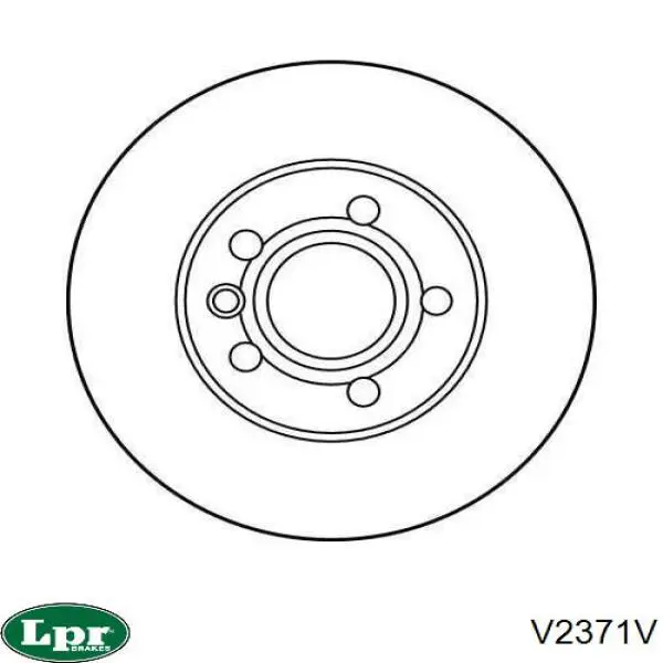 Передние тормозные диски V2371V LPR