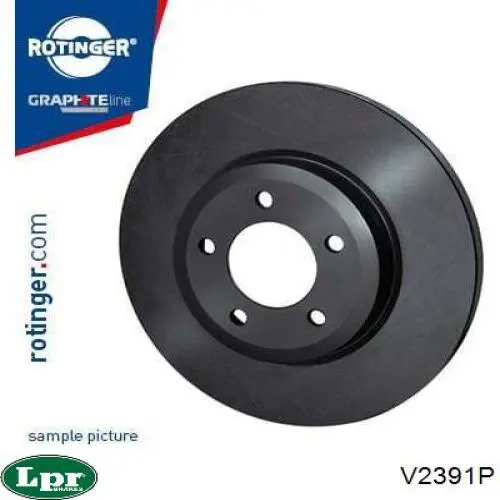 Купить V2391P LPR Диск тормозной задний