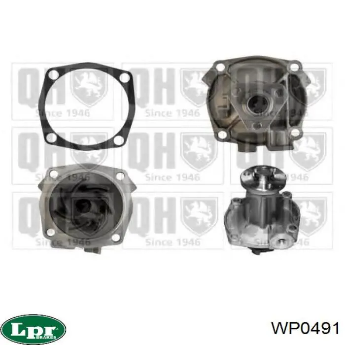 Купить WP0491 LPR Насос охлаждения