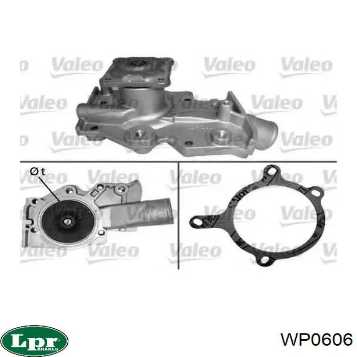 Купить WP0606 LPR Насос охлаждения