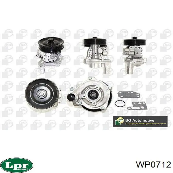 Помпа охлаждения LPR WP0712 цена, от 65.57 USD