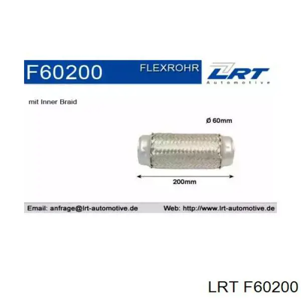 Compre F60200 LRT Ondulação do silenciador
