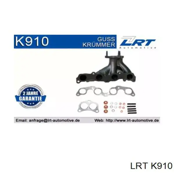 Коллектор выпускной K910 LRT