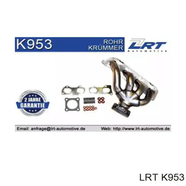 K953 LRT коллектор выпускной